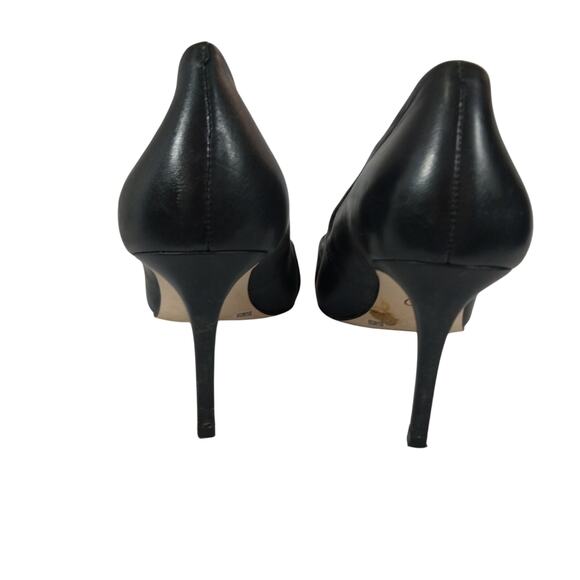 JESSICA SIMPSON! ABIGAILLE BLACK GENUINE LEATHER CLASSIC PUMPS/HEELS! SZ 8.5M - Picture 5 of 11